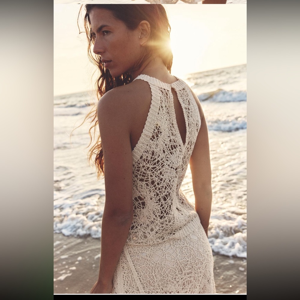 Zara crochet halter top 2025 - Picture 2 of 14